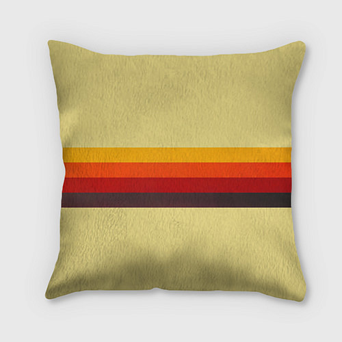 Подушка квадратная Ретро автобус РАФ-977 поп-арт / 3D-принт – фото 2