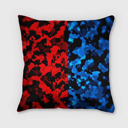 Подушка квадратная Doom камуфляж текстура / 3D-принт – фото 2