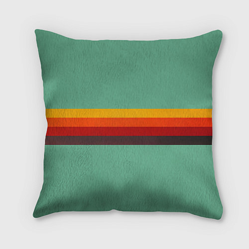 Подушка квадратная Ретро автобус ЗИЛ 158ВРА1 поп-арт / 3D-принт – фото 2