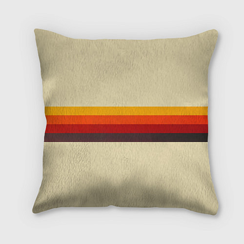 Подушка квадратная Ретро автобус ЗИЛ поп-арт / 3D-принт – фото 2