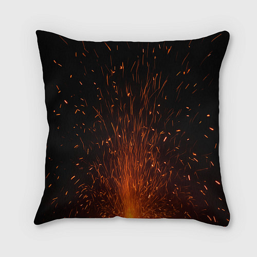 Подушка квадратная Саша говорит мало - делает много / 3D-принт – фото 2