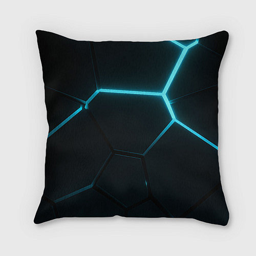 Подушка квадратная Авторитет Саши не обсуждается сто процентов / 3D-принт – фото 2