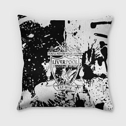 Подушка квадратная Liverpool краски текстура