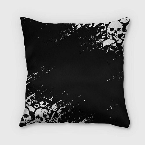 Подушка квадратная Арсенал черепа краски / 3D-принт – фото 2