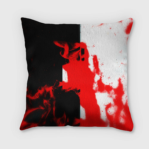 Подушка квадратная Арсенал огонь / 3D-принт – фото 2