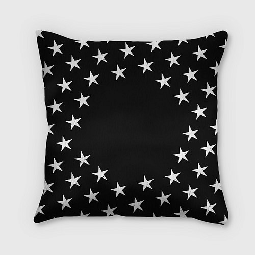 Подушка квадратная Манчестер сити звезды / 3D-принт – фото 2