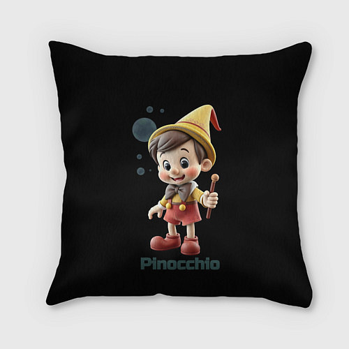 Подушка квадратная Pinocchio / 3D-принт – фото 2