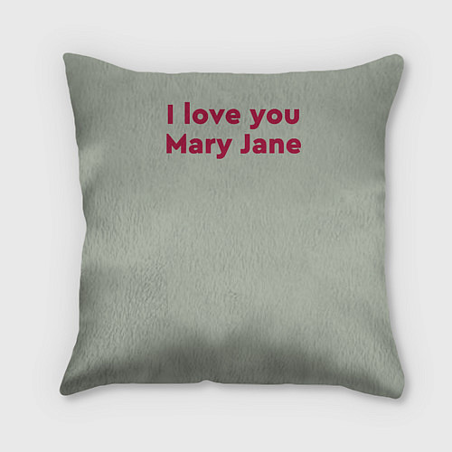 Подушка квадратная Мэри Джейн Kirsten Dunst / 3D-принт – фото 2