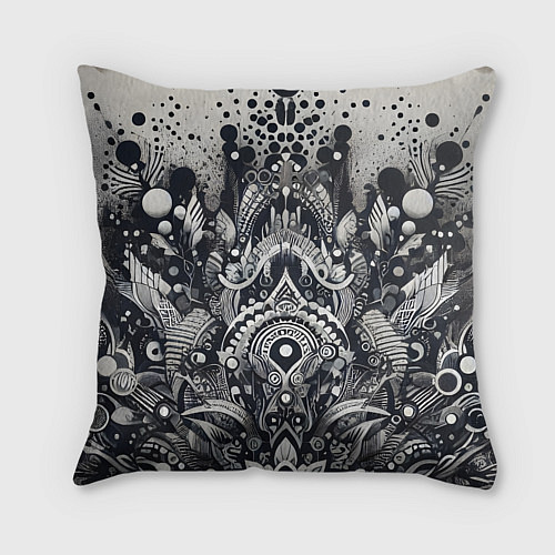 Подушка квадратная Abstract pattern - graffiti / 3D-принт – фото 2