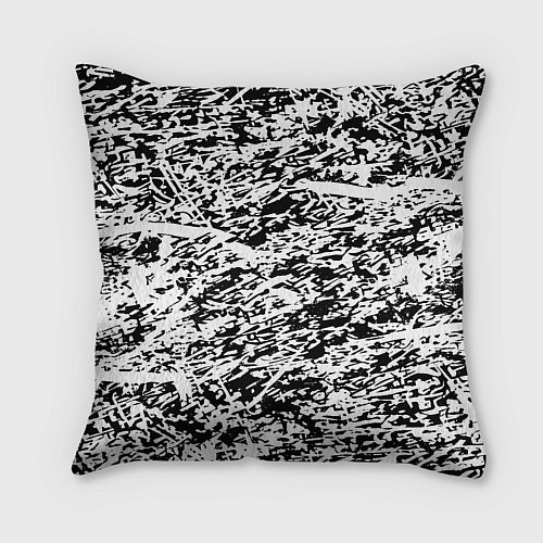 Подушка квадратная Челси штрихи красок / 3D-принт – фото 2