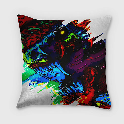 Подушка квадратная Arsenal monster / 3D-принт – фото 2