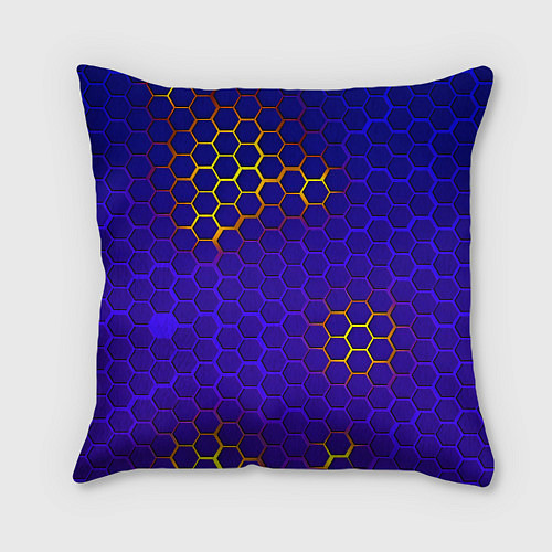 Подушка квадратная Оптическая броня железного человека / 3D-принт – фото 2