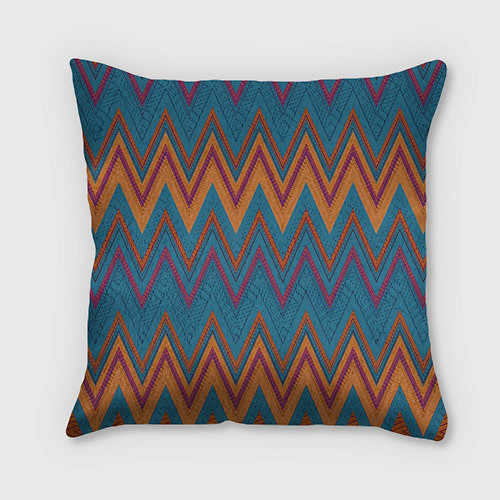 Подушка квадратная Миссони / 3D-принт – фото 2