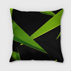 Подушка квадратная Geometric neon, цвет: 3D-принт