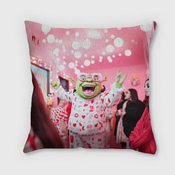 Подушка квадратная Шрек пижамная вечеринка