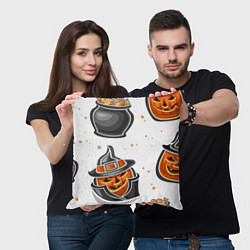 Подушка квадратная Candy halloween, цвет: 3D-принт — фото 2