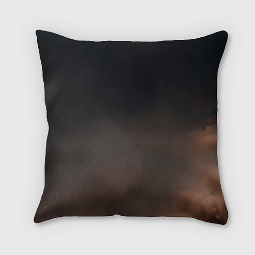 Подушка квадратная Бегущая лошадь / 3D-принт – фото 2