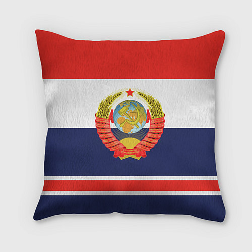 Подушка квадратная Символика и знаки СССР / 3D-принт – фото 2