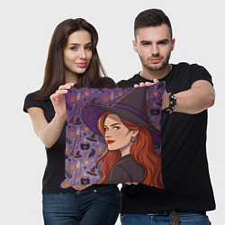 Подушка квадратная Wich, цвет: 3D-принт — фото 2