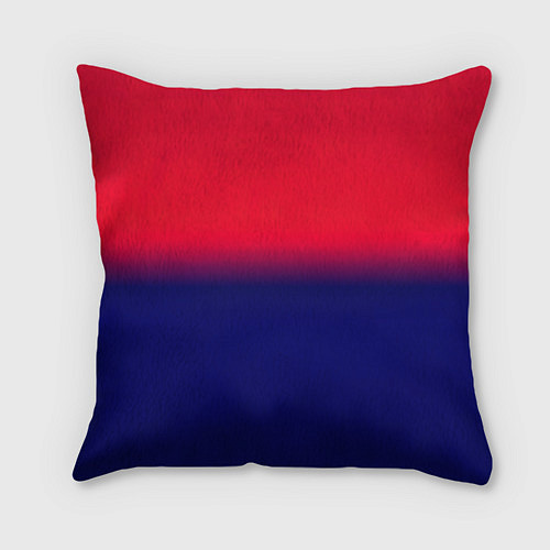 Подушка квадратная Бавария Мюнхен градиент / 3D-принт – фото 2