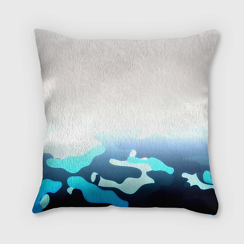 Подушка квадратная Бавария Мюнхен камуфляж / 3D-принт – фото 2