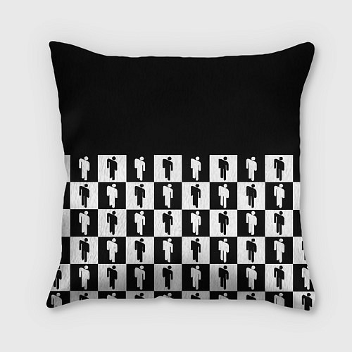 Подушка квадратная Манчестер Юнайтед люди паттерн / 3D-принт – фото 2