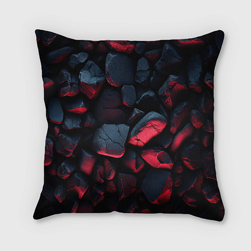 Подушка квадратная Камни / 3D-принт – фото 2