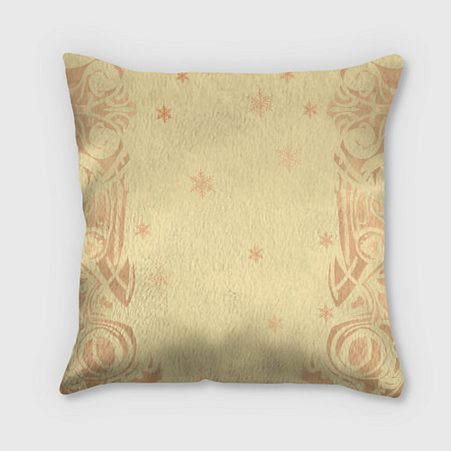 Подушка квадратная Славянский конь / 3D-принт – фото 2