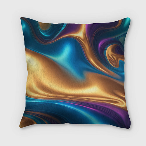 Подушка квадратная Сплавы разноцветные / 3D-принт – фото 2