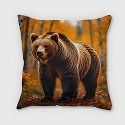 Подушка квадратная Осенний страж леса