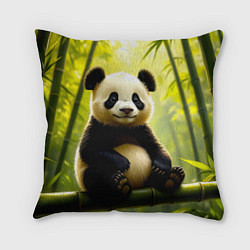 Подушка квадратная Бамбуковый хранитель