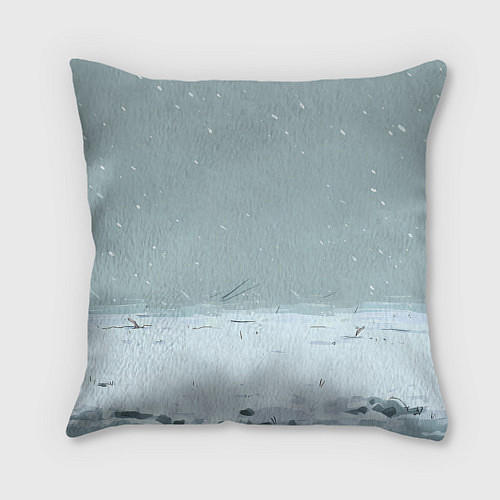 Подушка квадратная Уставшая лошадка 2026 / 3D-принт – фото 2