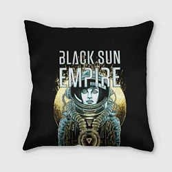 Подушка квадратная Black Sun Empire, цвет: 3D-принт