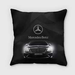 Подушка квадратная Mercedes, цвет: 3D-принт