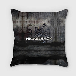 Подушка квадратная Nickelback Repository, цвет: 3D-принт