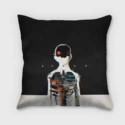Подушка квадратная Three Days Grace: Skeleton, цвет: 3D-принт