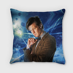 Подушка квадратная 11th Doctor Who, цвет: 3D-принт
