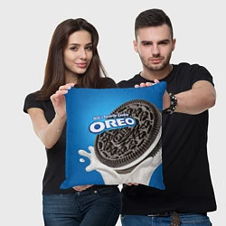 Подушка квадратная Oreo, цвет: 3D-принт — фото 2