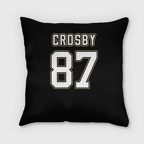 Подушка квадратная Pittsburgh Penguins: Crosby / 3D-принт – фото 2