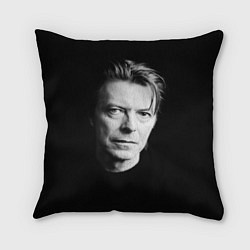 Подушка квадратная David Bowie: Black Face, цвет: 3D-принт
