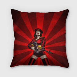 Подушка квадратная Red alert girl