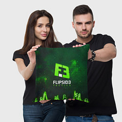 Подушка квадратная Flipsid3 Tactics, цвет: 3D-принт — фото 2