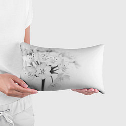 Подушка-антистресс Белая сакура, цвет: 3D-принт — фото 2