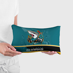 Подушка-антистресс San Jose Sharks, цвет: 3D-принт — фото 2