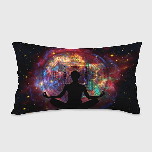 Подушка-антистресс Йога - мандала / 3D-принт – фото 2