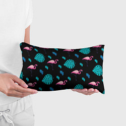 Подушка-антистресс Ночные фламинго, цвет: 3D-принт — фото 2