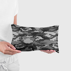 Подушка-антистресс Черный камуфляж, цвет: 3D-принт — фото 2