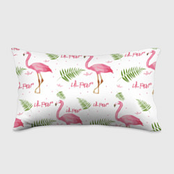 Подушка-антистресс Lil Peep: Pink Flamingo, цвет: 3D-принт