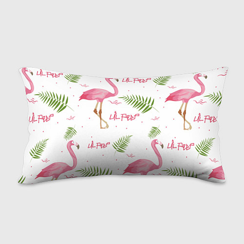 Подушка-антистресс Lil Peep: Pink Flamingo / 3D-принт – фото 2