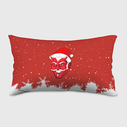 Подушка-антистресс Сатана Санта, цвет: 3D-принт